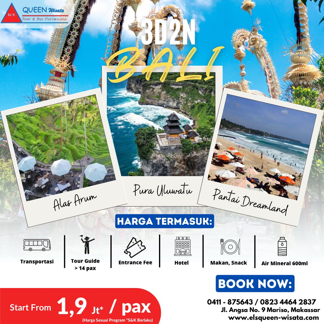 Bali Tour 3D 2N - Els Queen Wisata