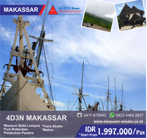 Paket tour Makassar 